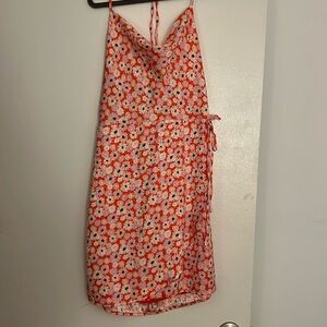 Flower Halter Dress